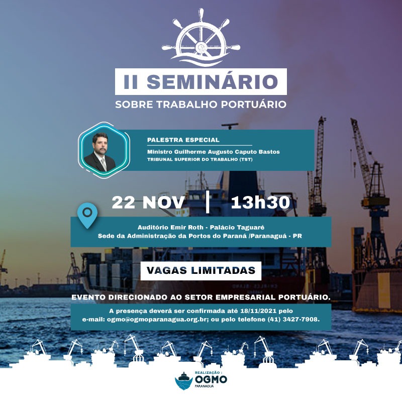 II Seminário sobre Trabalho Portuário